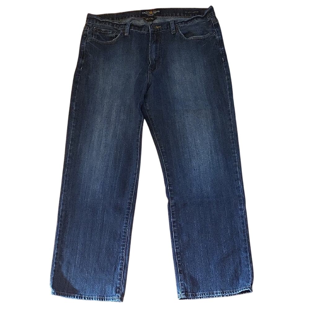 Lucky Brand Men's Dark Blue Vintage Straight Jeans Size 36W X 28.5L (Actual)